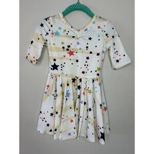 Dotdotsmile Dress Size 12-24 Months Multi Color Stars New With Tags